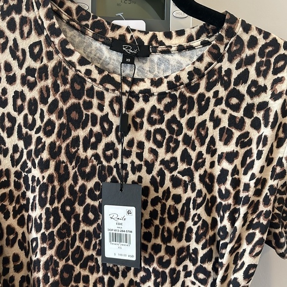 Rails Edie Side Leopard Short Dress in Nala - Picture 7 of 9